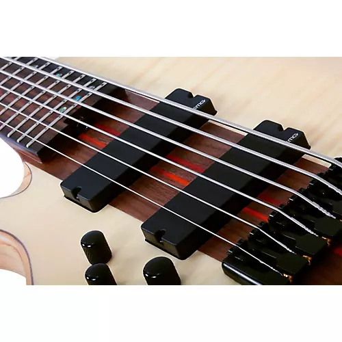Schecter Guitar Research Charles Berthoud CB-6 Left-Handed 6-String Electric Bass Natural Satin - musicians--Friend