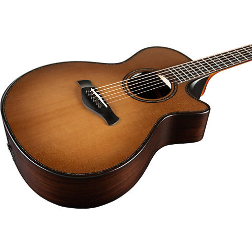 Taylor Builder's Edition V-Class 912ce Grand Concert Acoustic-Electric Wild Honey Burst - musicians--Friend