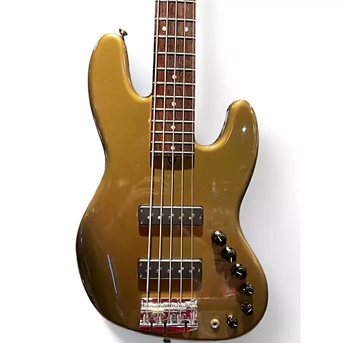Used 2020s Norstrand Audio Nordy VJ5 Champainge Electric Bass Guitar Champainge - musicians--Friend