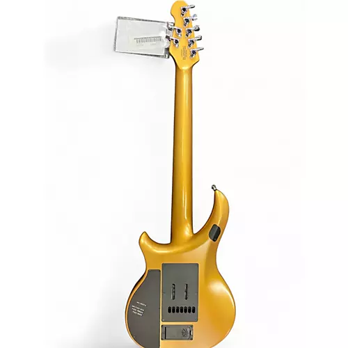 Used Ernie Ball Music Man Majesty 7 Gold Solid Body Electric Guitar Gold - musicians--Friend