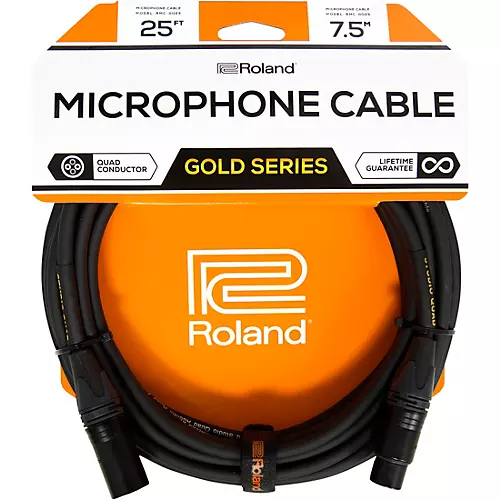 Roland Gold Series Quad Microphone Cable 25 ft. - musicians--Friend