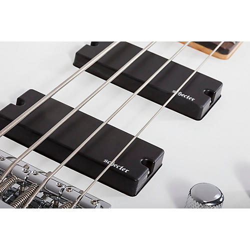 Schecter Guitar Research C-4 Deluxe Electric Bass Satin Black - musicians--Friend