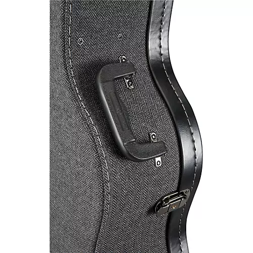 Road Runner RRBTWA Boulevard Series Black Tweed Acoustic Dreadnought Wood Case Black Tweed - musicians--Friend