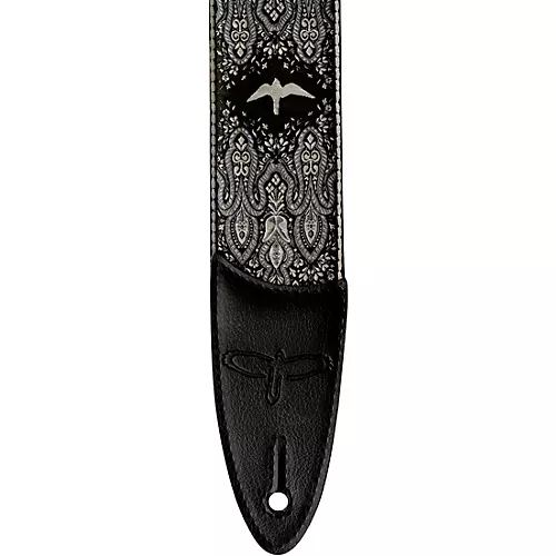 PRS Custom Jacquard Birds Fleur Guitar Strap Red 2 in. - musicians--Friend