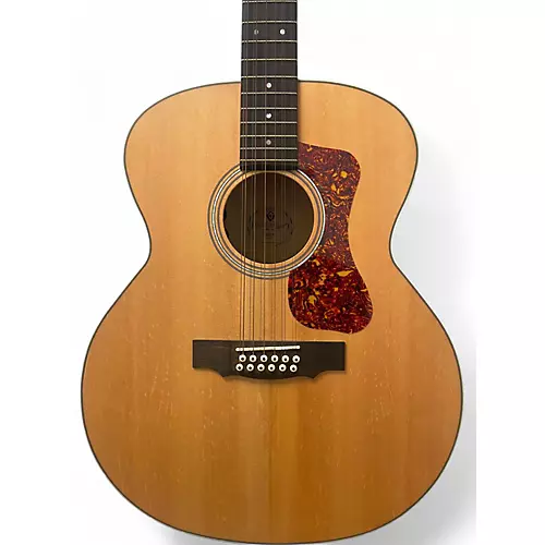 Used Guild F-2512E Natural 12 String Acoustic Guitar Natural - musicians--Friend