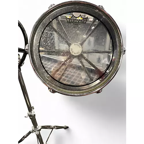 Used Remo Multiple Rototom Black and Silver Roto Toms Black and Silver 140 - musicians--Friend