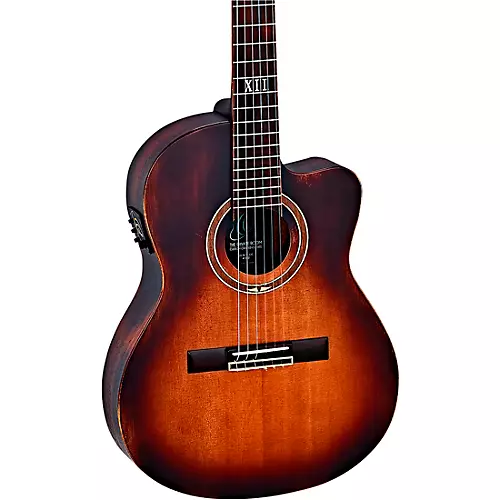 Ortega DSSUITE-C/E Nylon Acoustic-Electric Guitar Tobacco Brown Sunburst - musicians--Friend