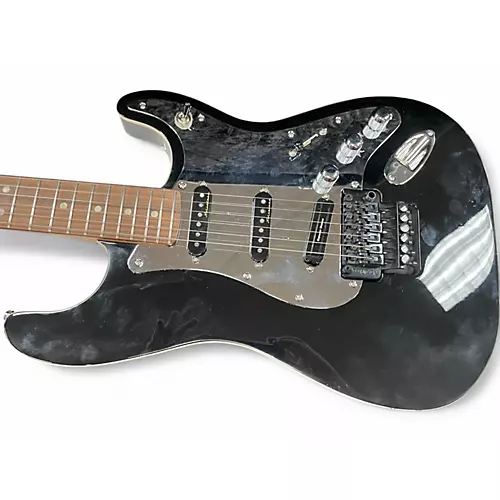 Used 2021 Fender Tom Morello Soul Power Stratocaster Black Solid Body Electric Guitar Black - musicians--Friend