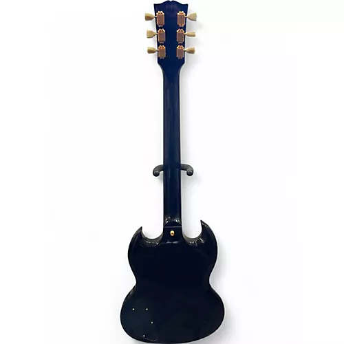 Used Gibson SG3 Black Solid Body Electric Guitar Black - musicians--Friend