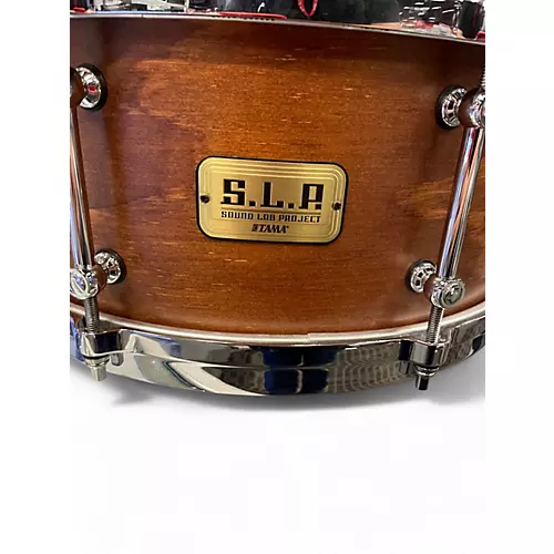 Used TAMA 14in SLP Fat Spruce Natural Drum Natural 33 - musicians--Friend