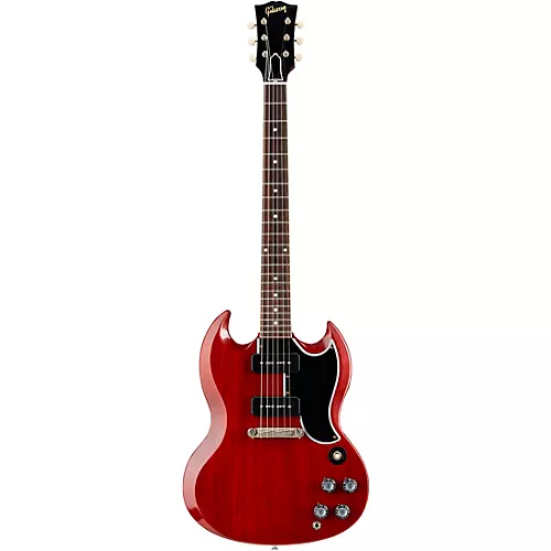 Gibson Custom 1963 SG Special Reissue Lightning Bar VOS Electric Guitar Cherry Red - musicians--Friend