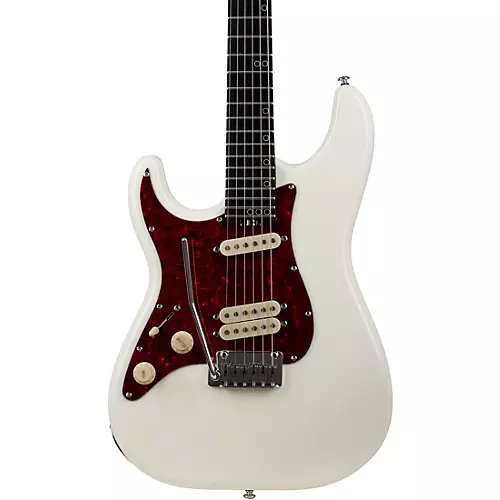 Schecter Guitar Research MV-6 Left-Handed Electric Guitar Olympic White - musicians--Friend