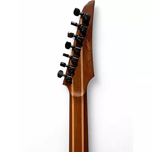 Used Legator Ninja Performance 7 Multi Scale Black Solid Body Electric Guitar Black - musicians--Friend