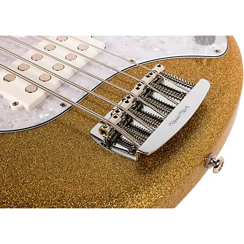 Ernie Ball Music Man StingRay5 Special HH 5-String Electric Bass Guitar Genius Gold - musicians--Friend