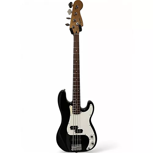 Used Squier Precision Bass Special Black Electric Bass Guitar Black - musicians--Friend