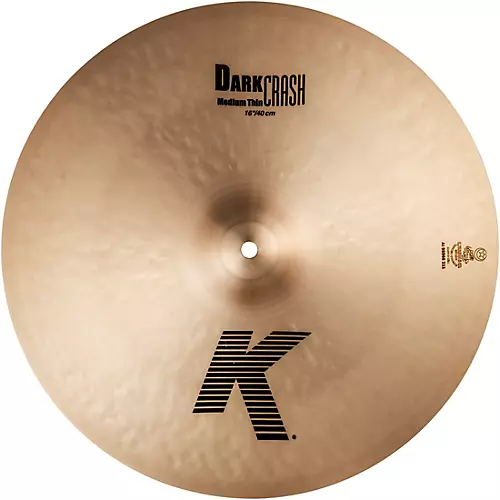 Zildjian K Dark Medium-Thin Crash Cymbal 18 in. - musicians--Friend