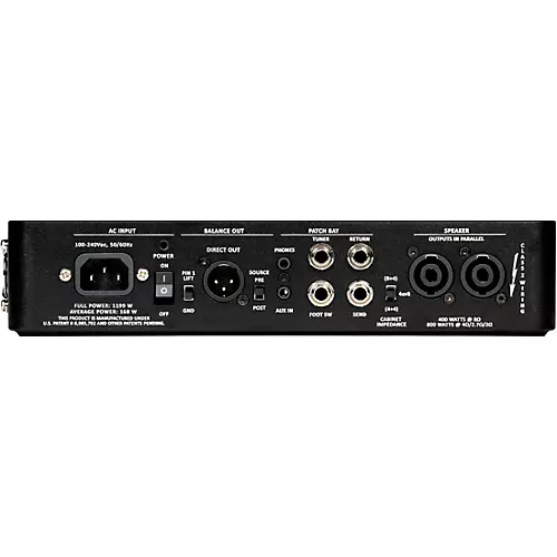 Gallien-Krueger Legacy 800 800W Bass Amp Head Black - musicians--Friend