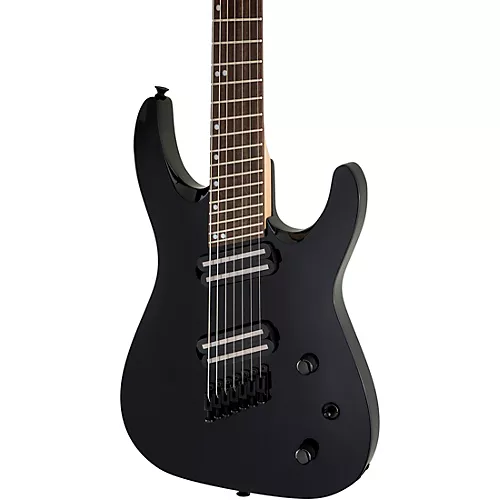 Jackson X Series Dinky Arch Top DKAF7 MS 7-String Electric Guitar Gloss Black - musicians--Friend