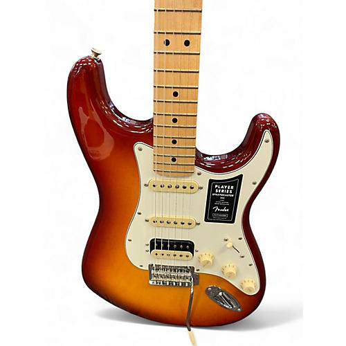 Used Fender Player Stratocaster HSS SUNBURST Solid Body Electric Guitar SUNBURST - musicians--Friend