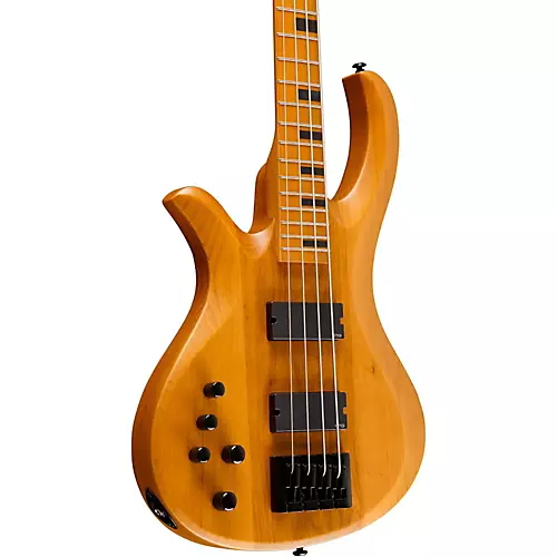 Schecter Guitar Research Riot-4 Session Left-Handed Electric Bass Guitar Satin Aged Natural - musicians--Friend