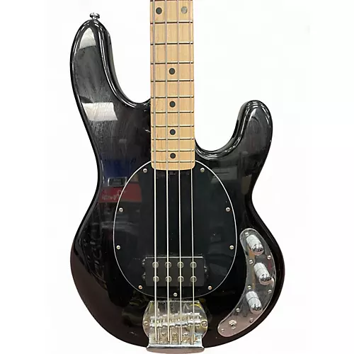 Used Sterling by Music Man Ray4 Black Electric Bass Guitar Black - musicians--Friend