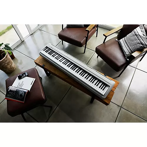 Kawai ES-120 88-Key Digital Piano With HML-2 Stand and F-351 Triple Pedal Gray - musicians--Friend