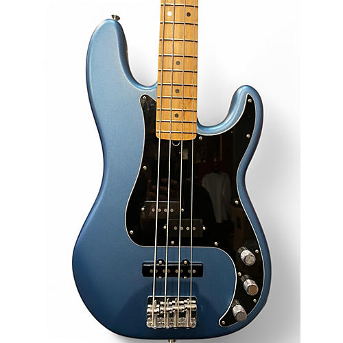 Used 2021 Fender American Performer 75th Anniversary Precision Bass  Satin Lake Placid Electric Bass Guitar Satin Lake Placid - musicians--Friend