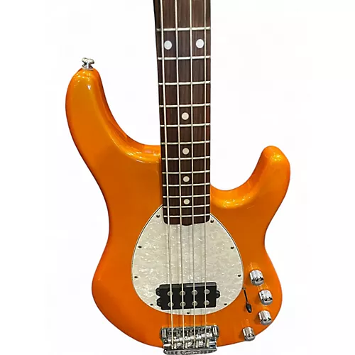 Used Ernie Ball Music Man Sterling 4 String Burnt Orange Electric Bass Guitar Burnt Orange - musicians--Friend