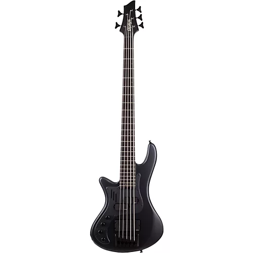 Schecter Guitar Research Stiletto-5 Stealth Pro LH Satin Black - musicians--Friend