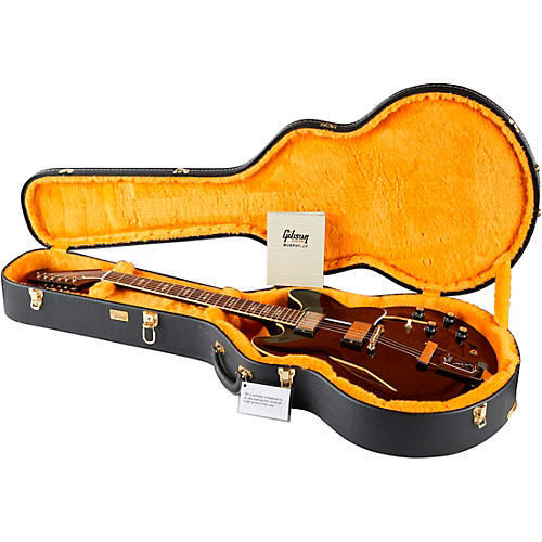 Gibson Custom 1964 Trini Lopez Standard Reissue Ultra-Light Aged Semi-Hollow Electric Guitar Ebony - musicians--Friend