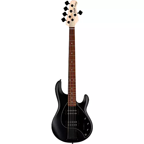 Sterling by Music Man StingRay 5 RAY5 HH Bass Stealth Black - musicians--Friend
