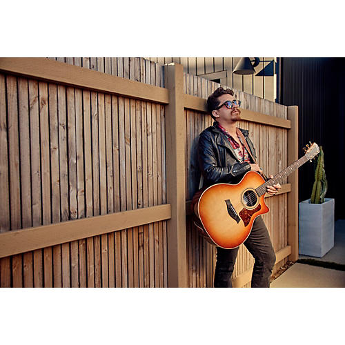 Taylor 414ce Studio Sunset Blvd Grand Auditorium Acoustic-Electric Guitar Sunset Edgeburst - musicians--Friend