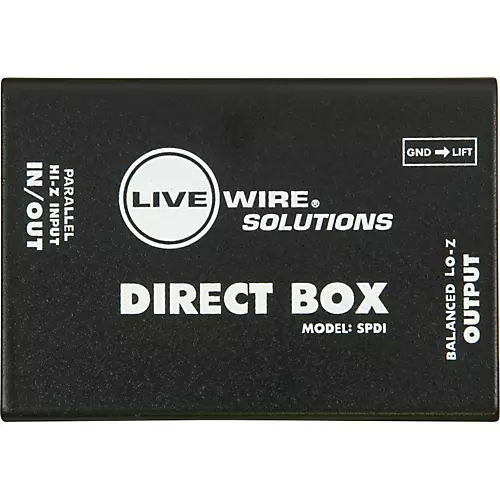 Livewire SPDI Passive Direct Box With Attenuation Pad - musicians--Friend