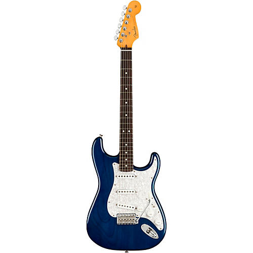 Fender Cory Wong Stratocaster Rosewood Fingerboard Electric Guitar Transparent Sapphire Blue - musicians--Friend