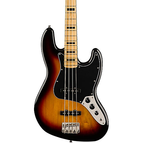 Squier Classic Vibe '70s Jazz Bass Maple Fingerboard Black - musicians--Friend