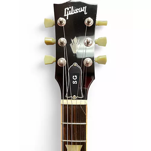 Used 2005 Gibson SG Standard Black Solid Body Electric Guitar Black - musicians--Friend