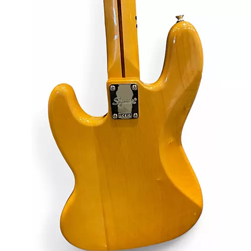 Used Squier Classic Vibe 70s Jazz Bass Natural Electric Bass Guitar Natural - musicians--Friend