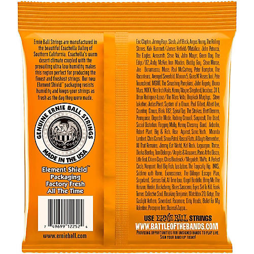 Ernie Ball 2252 Classic Pure Nickel Hybrid Slinky Electric Guitar Strings - musicians--Friend