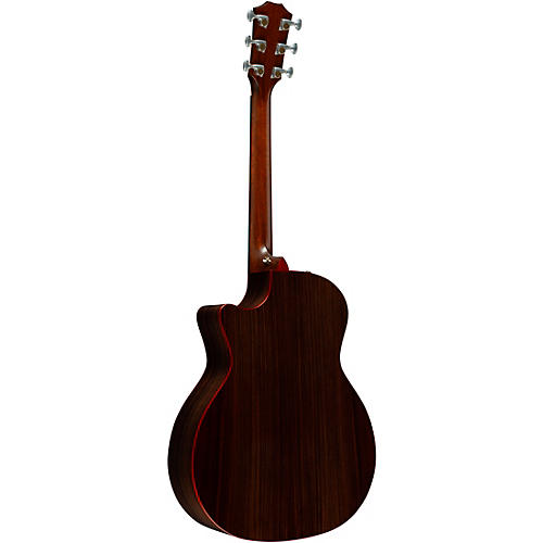 Taylor Custom Bearclaw Sitka Spruce-East Indian Rosewood Grand Auditorium Acoustic-Electric Guitar Natural - musicians--Friend