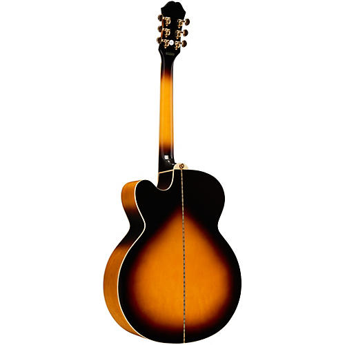 Epiphone J-200 EC Studio Acoustic-Electric Guitar Black - musicians--Friend