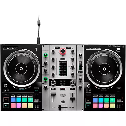 Hercules DJ Control Inpulse 500, Limited-Edition Silver - musicians--Friend