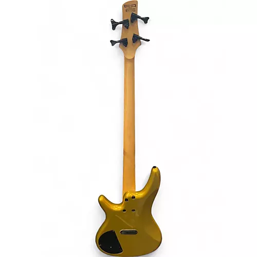 Used Ibanez SR300 Gold Electric Bass Guitar Gold - musicians--Friend