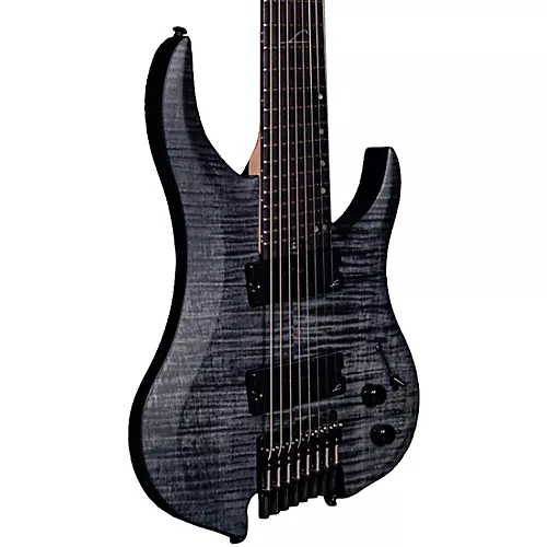 Legator Ghost 8 String Multi-Scale Super Shred Series Flamed Maple Electric Guitar Purple - musicians--Friend