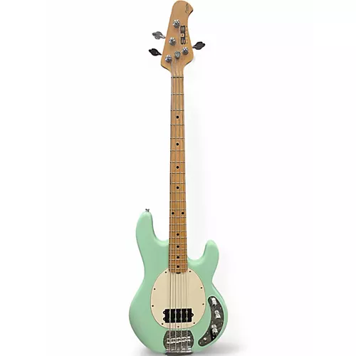 Used Sterling by Music Man Sub 4 Seafoam Green Electric Bass Guitar Seafoam Green - musicians--Friend
