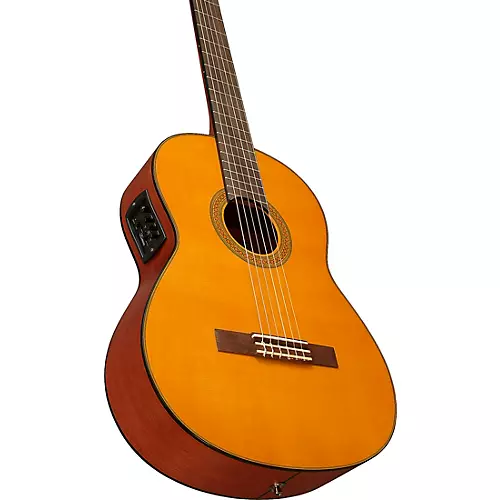 Yamaha CGX122MS Spruce-Nato Classical Acoustic-Electric Guitar Natural - musicians--Friend