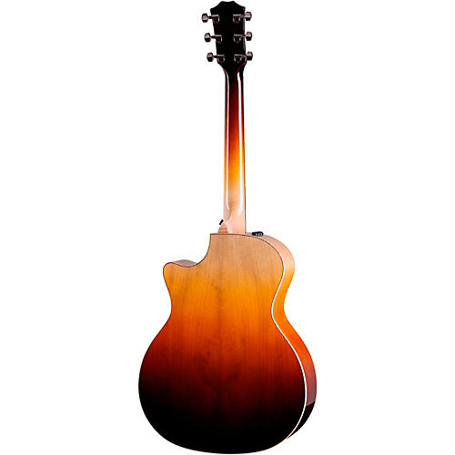 Taylor Custom All Urban Ash Grand Auditorium Acoustic-Electric Guitar Ombre Brown - musicians--Friend