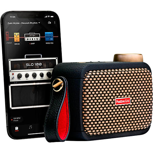 Positive Grid Spark GO 5W Battery-Powered Combo Amplifier Pearl - musicians--Friend