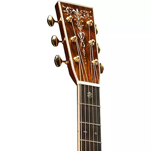 Martin Custom Shop Dreadnought Style 45 Sitka Spruce-Wild Grain East Indian Rosewood Acoustic Guitar Natural - musicians--Friend