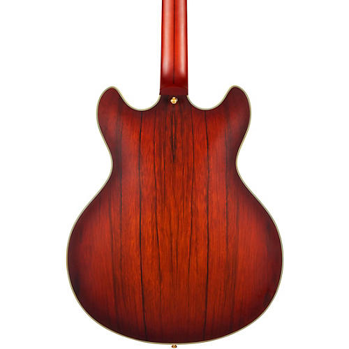 D'Angelico Deluxe DC Semi-Hollow Electric Guitar Satin Trans Wine - musicians--Friend