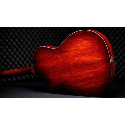 Taylor Custom Sinker Redwood-Cocobolo Grand Auditorium Acoustic-Electric Guitar Natural - musicians--Friend